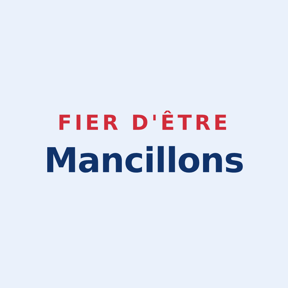 Sticker « Fier d'être Mancillons » — design pour Mancey