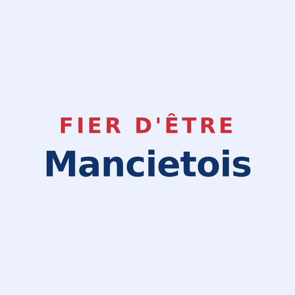 Sticker « Fier d'être Mancietois » — design pour Manciet