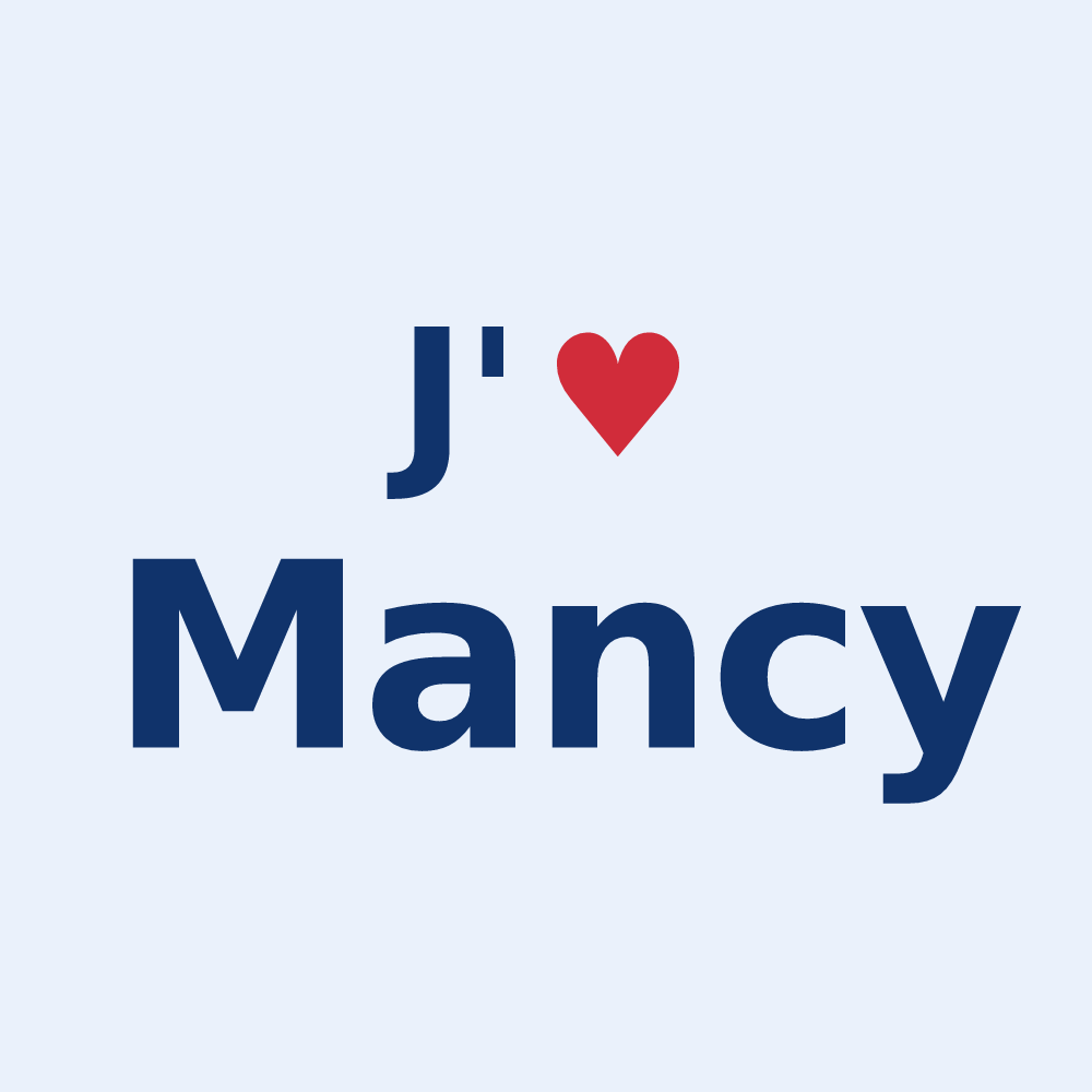 Sticker personnalisé Mancy — design J'aime Mancy