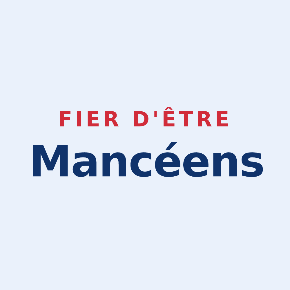Sticker « Fier d'être Mancéens » — design pour Mancy