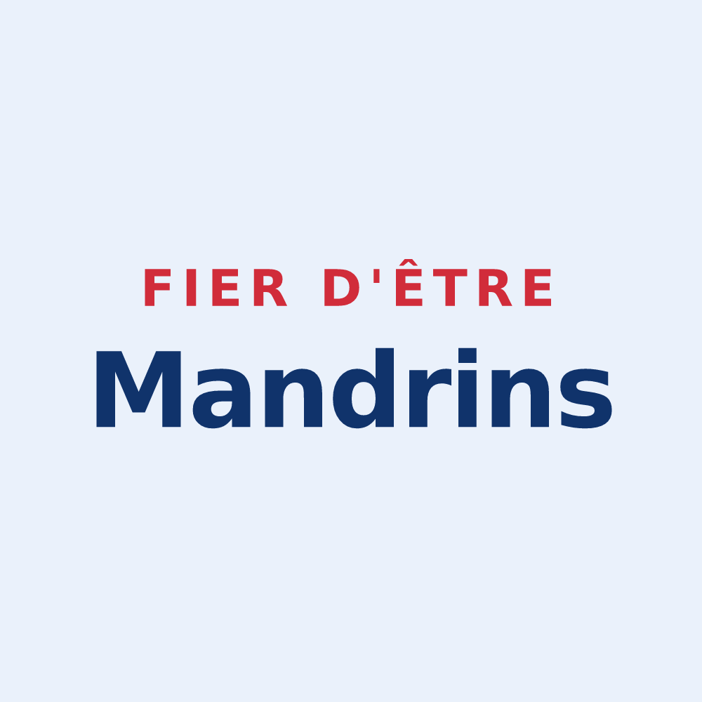 Sticker « Fier d'être Mandrins » — design pour Mandres-la-Côte