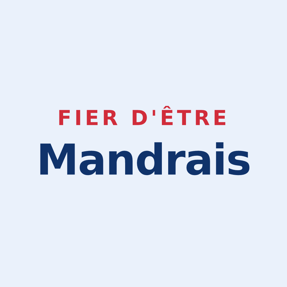 Sticker « Fier d'être Mandrais » — design pour Mandres