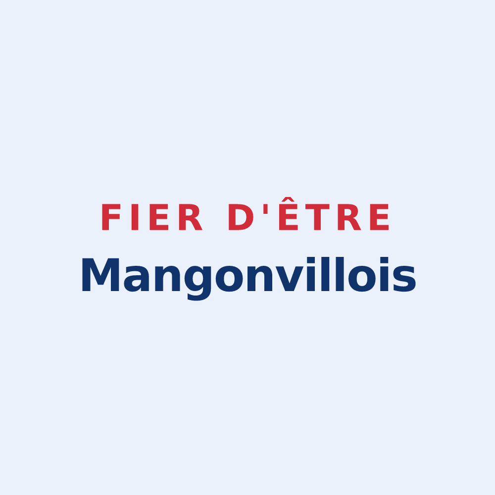 Sticker « Fier d'être Mangonvillois » — design pour Mangonville