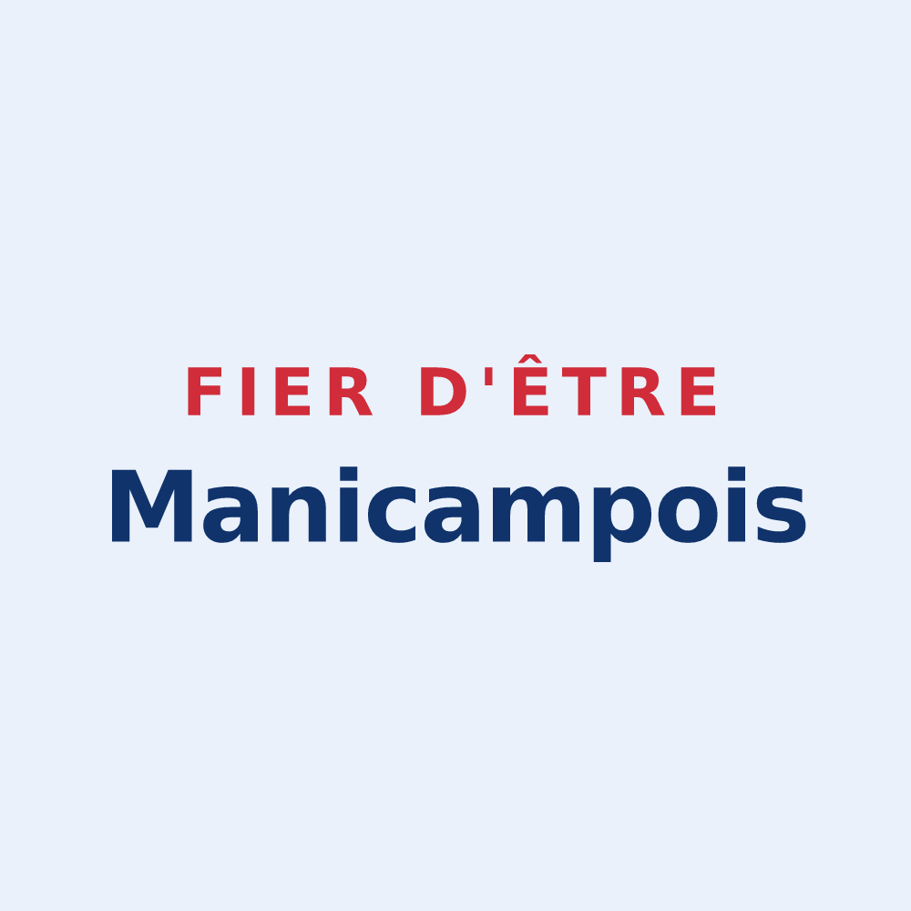 Sticker « Fier d'être Manicampois » — design pour Manicamp