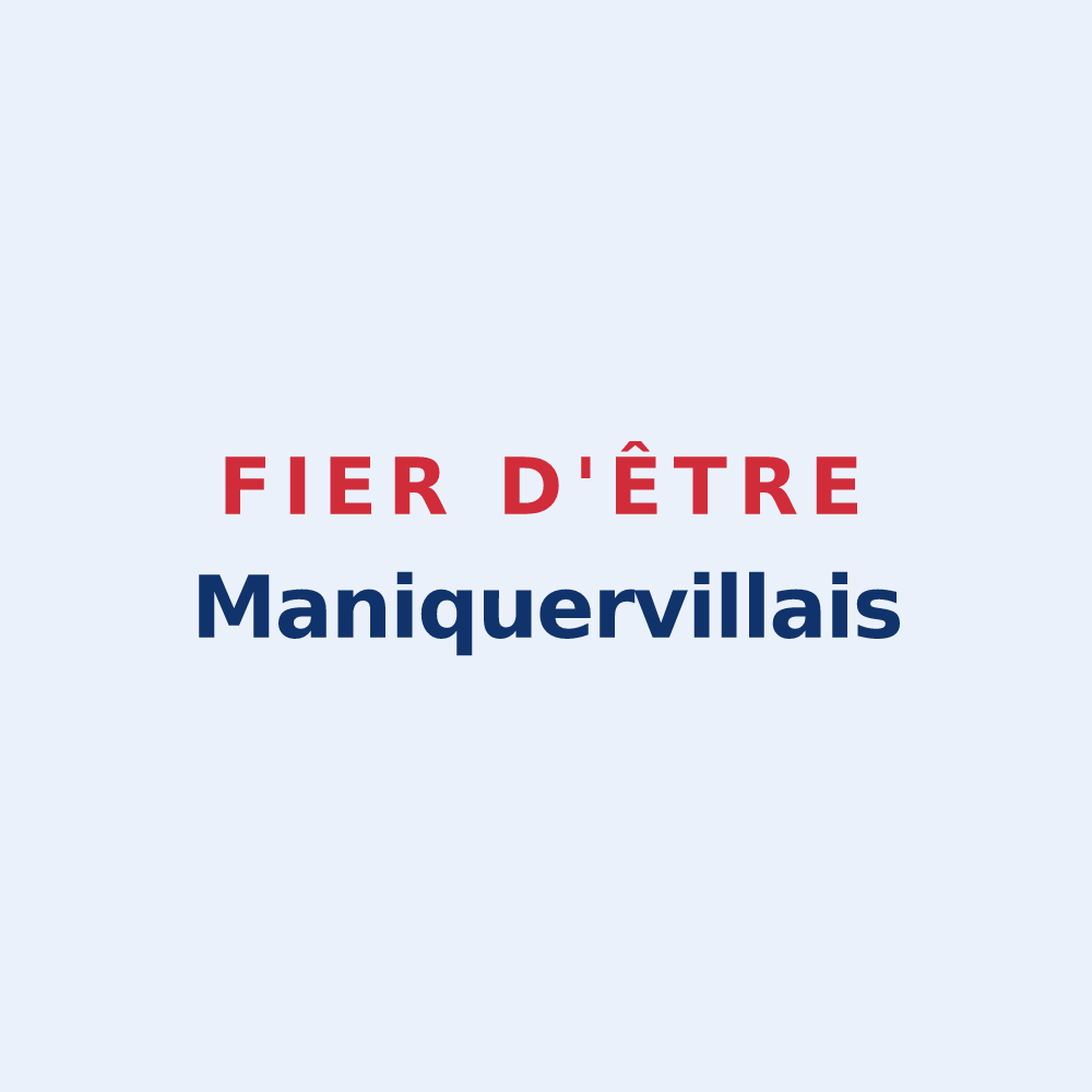 Sticker « Fier d'être Maniquervillais » — design pour Maniquerville