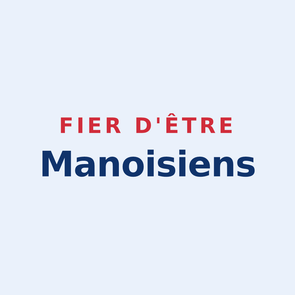 Sticker « Fier d'être Manoisiens » — design pour Manois