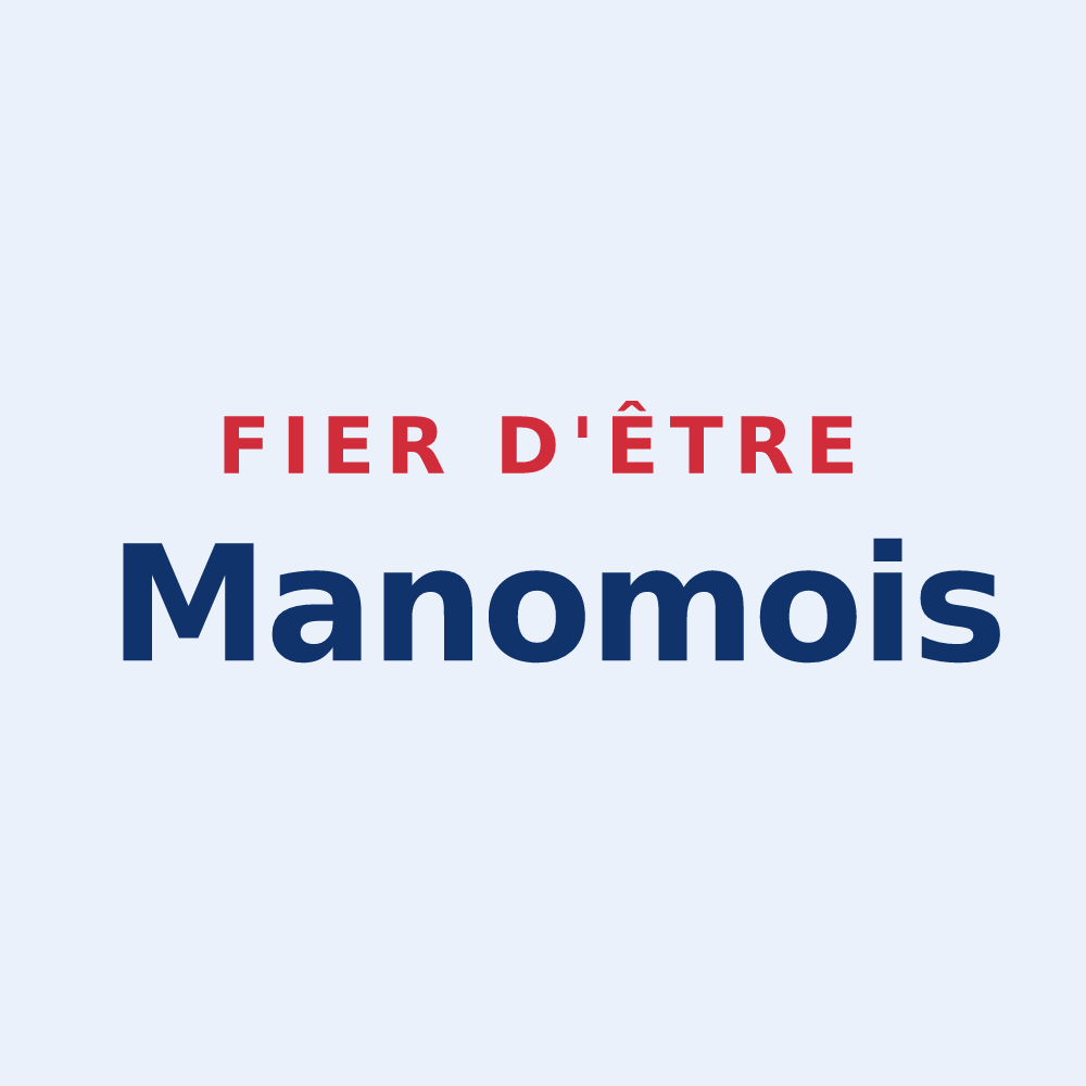 Sticker « Fier d'être Manomois » — design pour Manom