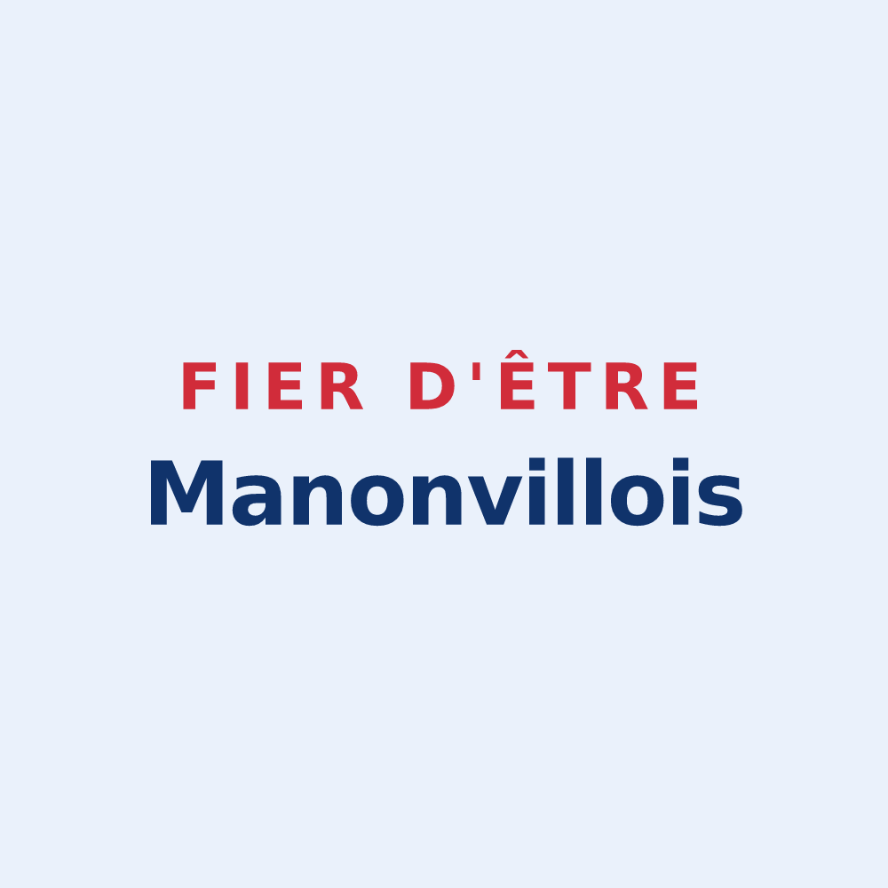 Sticker « Fier d'être Manonvillois » — design pour Manonville