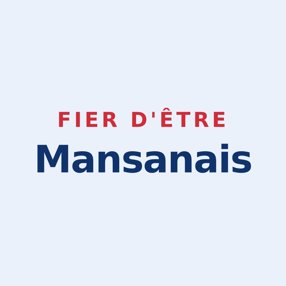 Sticker « Fier d'être Mansanais » — design pour Mansan