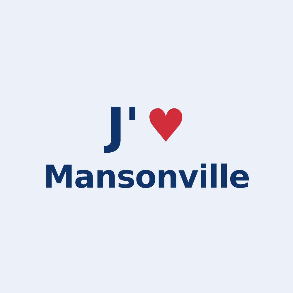 Sticker personnalisé Mansonville — design J'aime Mansonville