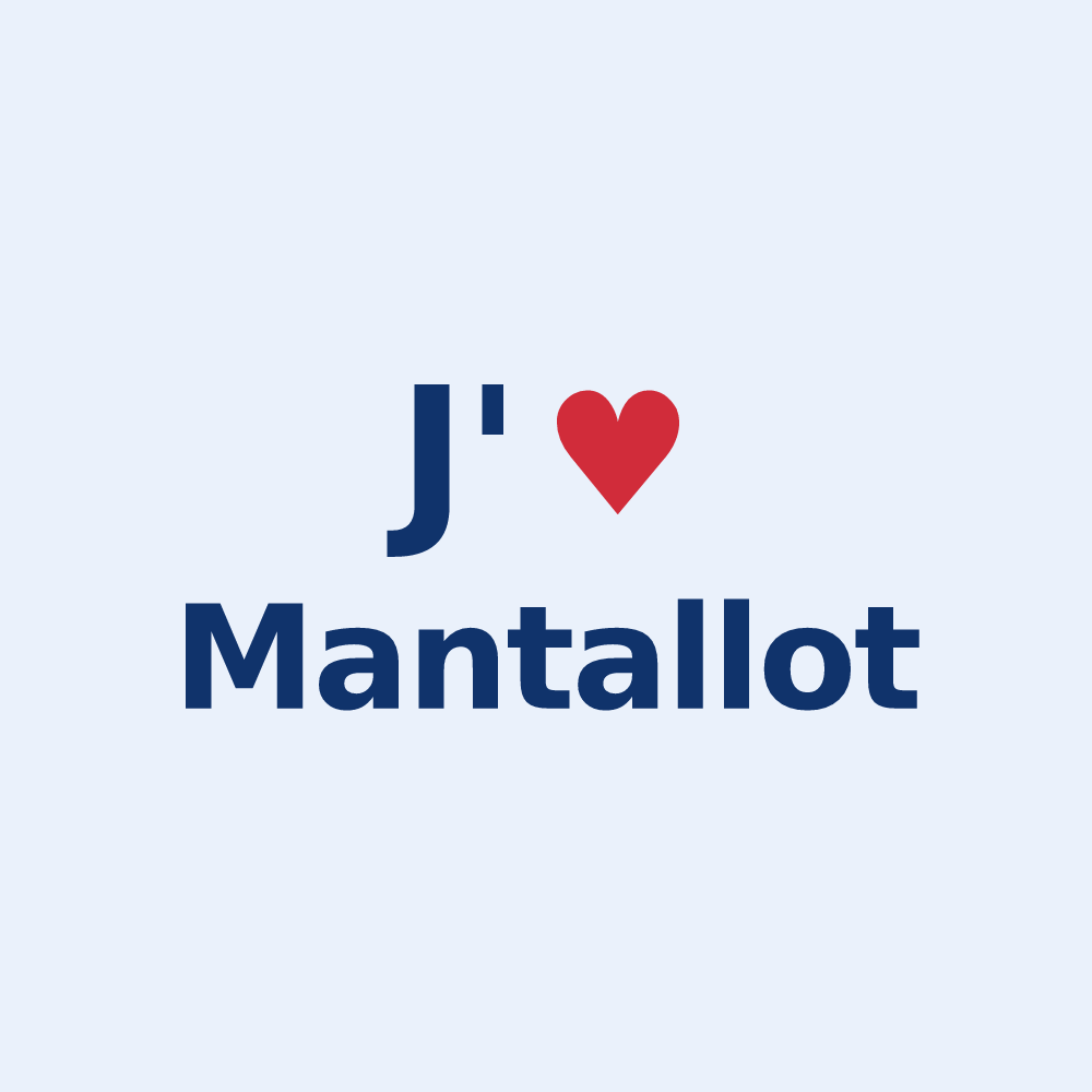 Sticker personnalisé Mantallot — design J'aime Mantallot