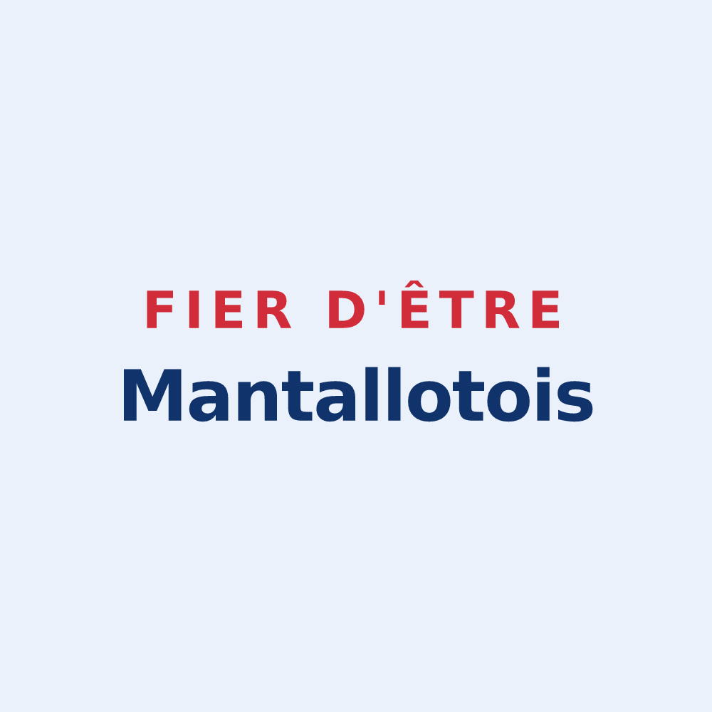 Sticker « Fier d'être Mantallotois » — design pour Mantallot