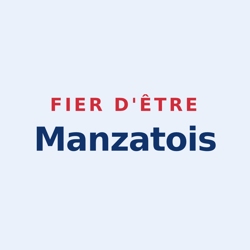 Sticker « Fier d'être Manzatois » — design pour Manzat