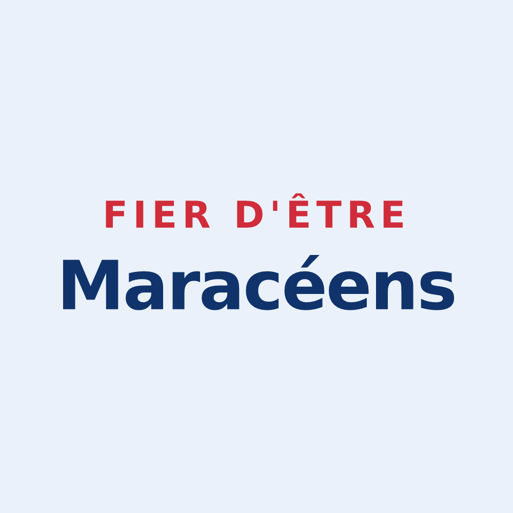 Sticker « Fier d'être Maracéens » — design pour Marac