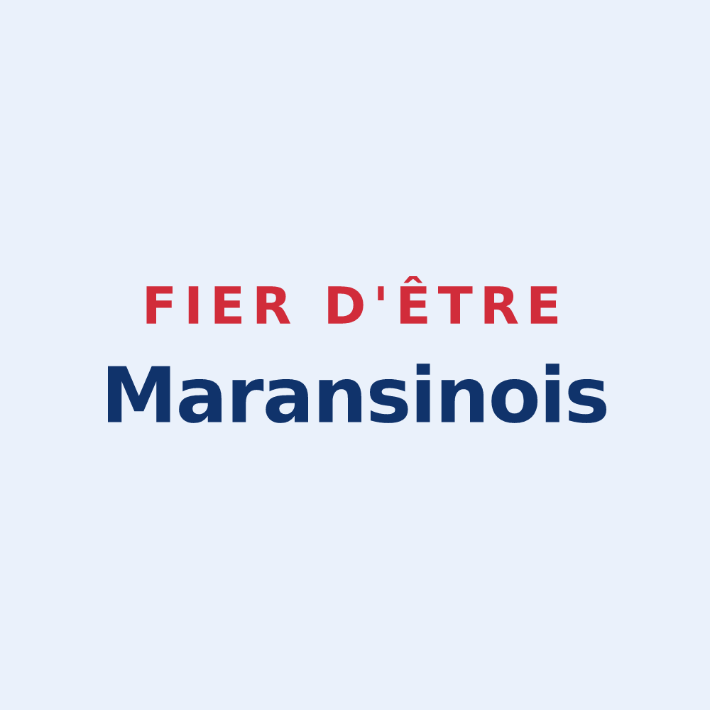 Sticker « Fier d'être Maransinois » — design pour Maransin