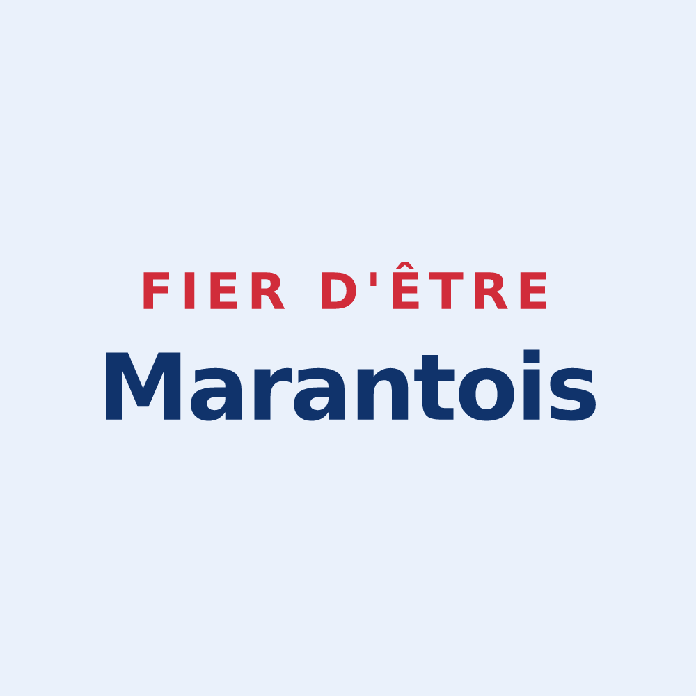 Sticker « Fier d'être Marantois » — design pour Marant