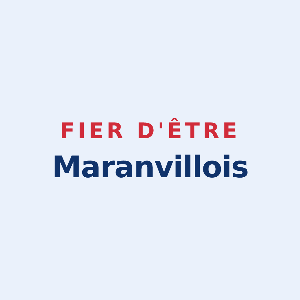Sticker « Fier d'être Maranvillois » — design pour Maranville