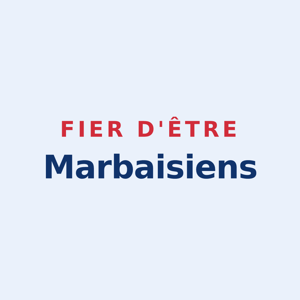Sticker « Fier d'être Marbaisiens » — design pour Marbaix
