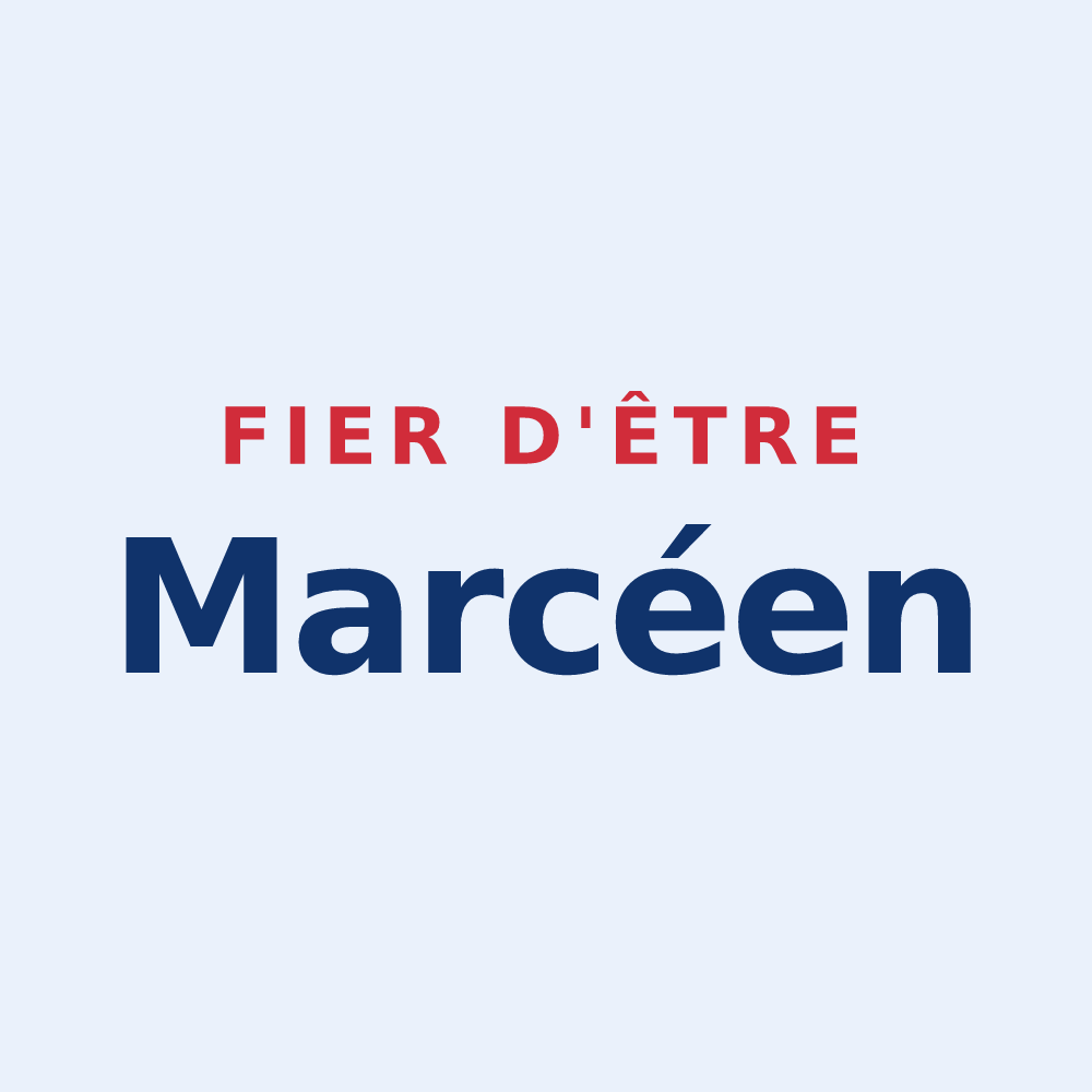 Sticker « Fier d'être Marcéen » — design pour Marcé
