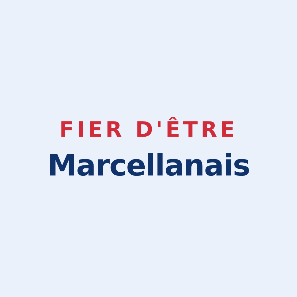 Sticker « Fier d'être Marcellanais » — design pour Marcellaz