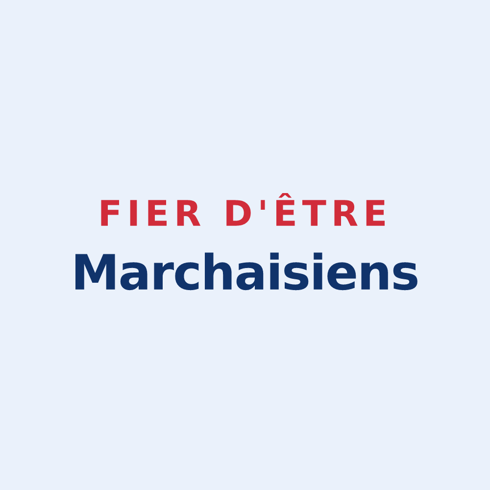 Sticker « Fier d'être Marchaisiens » — design pour Marchais