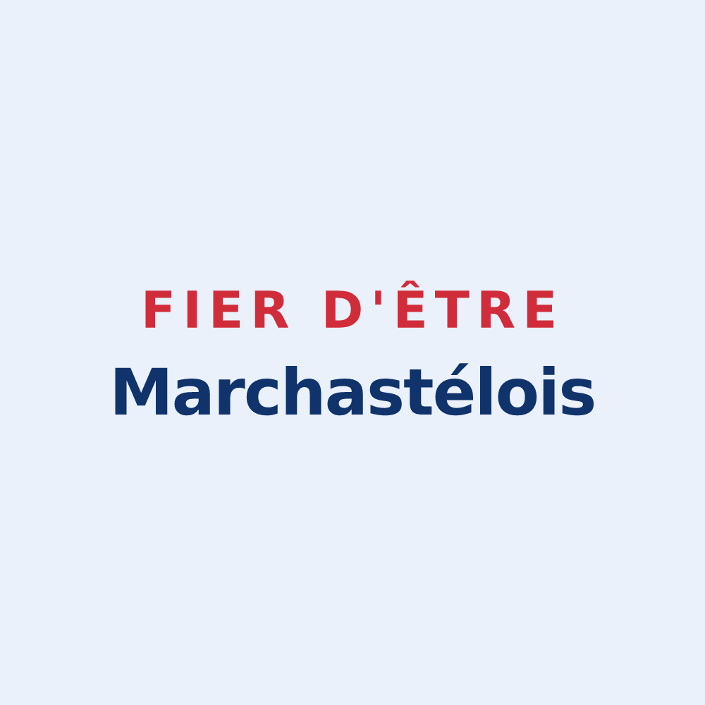 Sticker « Fier d'être Marchastélois » — design pour Marchastel