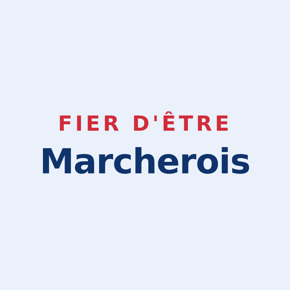Sticker « Fier d'être Marcherois » — design pour Marchezais