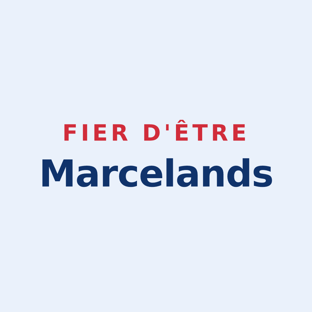Sticker « Fier d'être Marcelands » — design pour Marcieux
