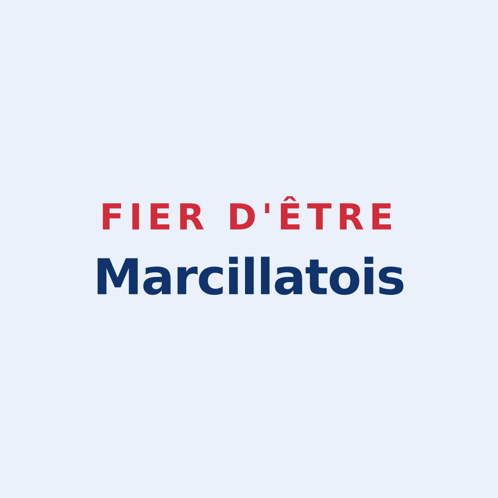 Sticker « Fier d'être Marcillatois » — design pour Marcillat-en-Combraille