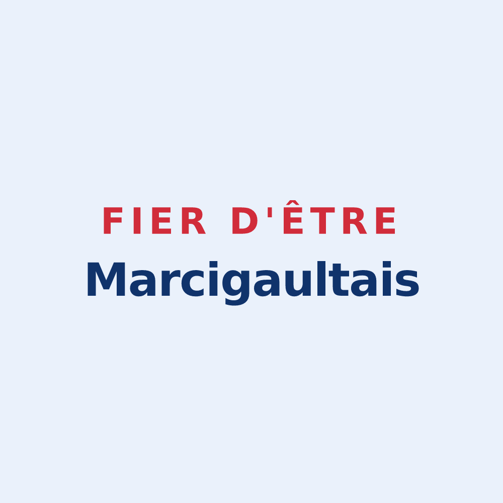 Sticker « Fier d'être Marcigaultais » — design pour Marcilly-en-Gault