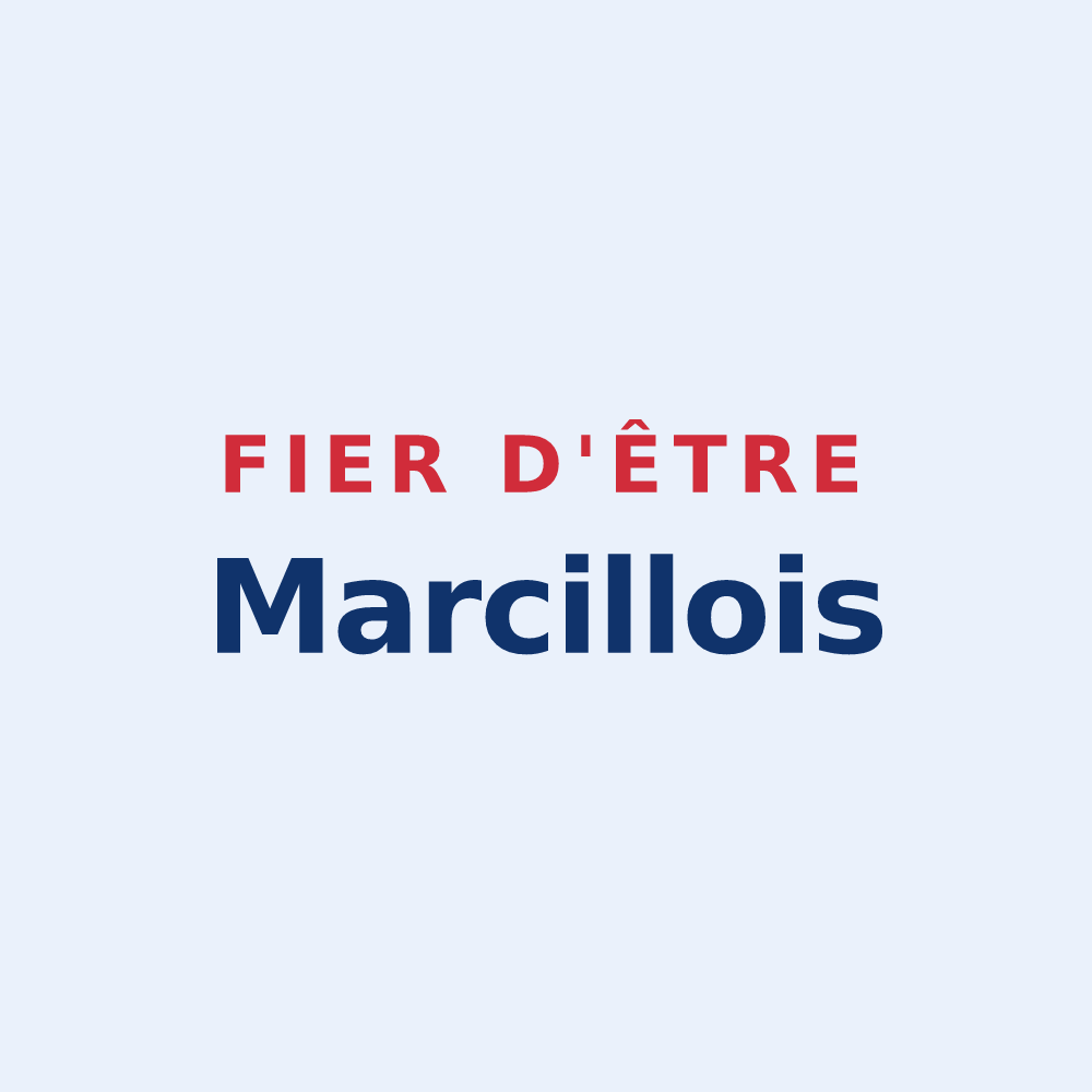 Sticker « Fier d'être Marcillois » — design pour Marcilly-le-Châtel