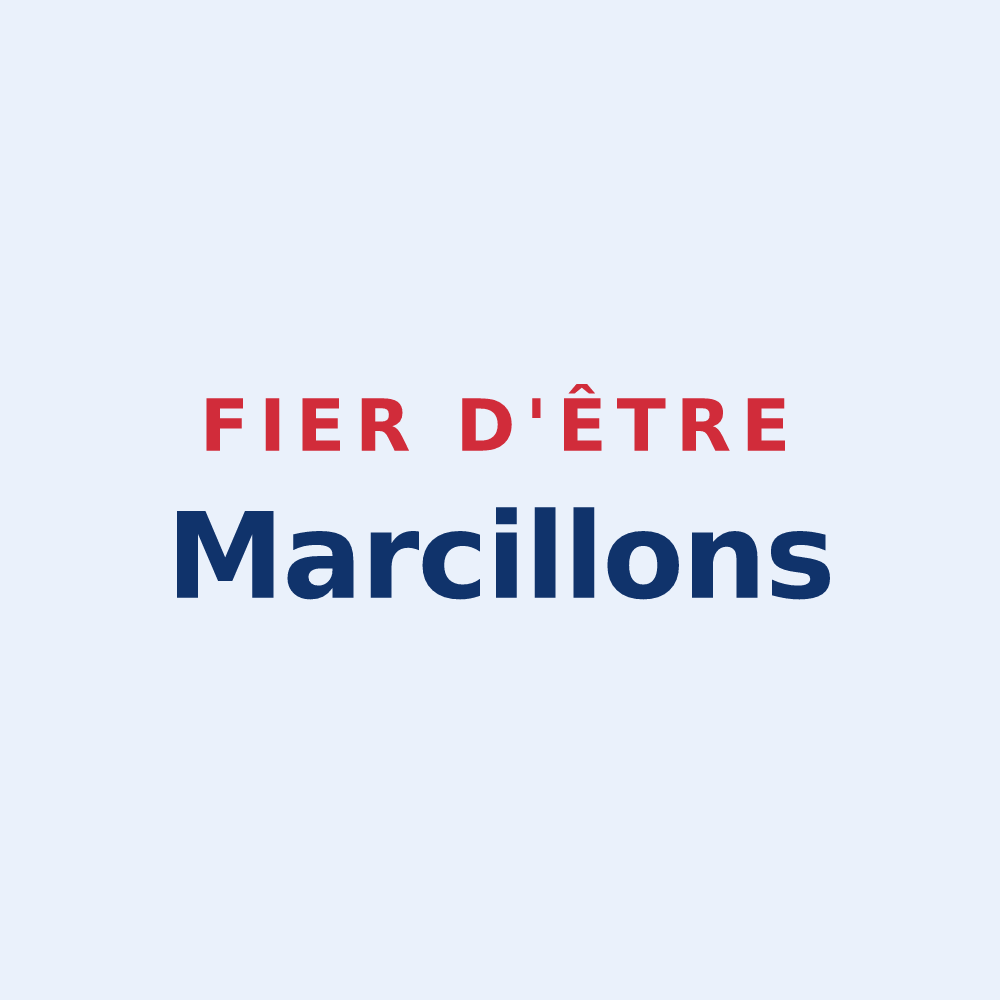 Sticker « Fier d'être Marcillons » — design pour Marcilly-le-Hayer
