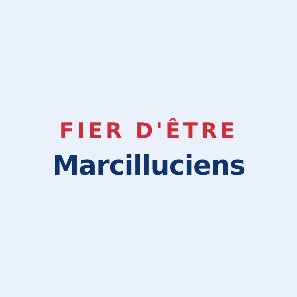 Sticker « Fier d'être Marcilluciens » — design pour Marcilly-sur-Eure