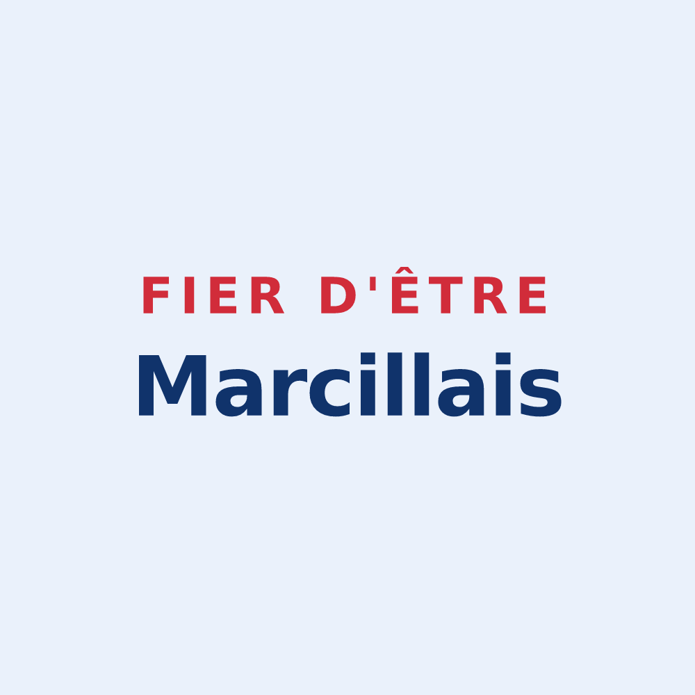Sticker « Fier d'être Marcillais » — design pour Marcilly-sur-Maulne