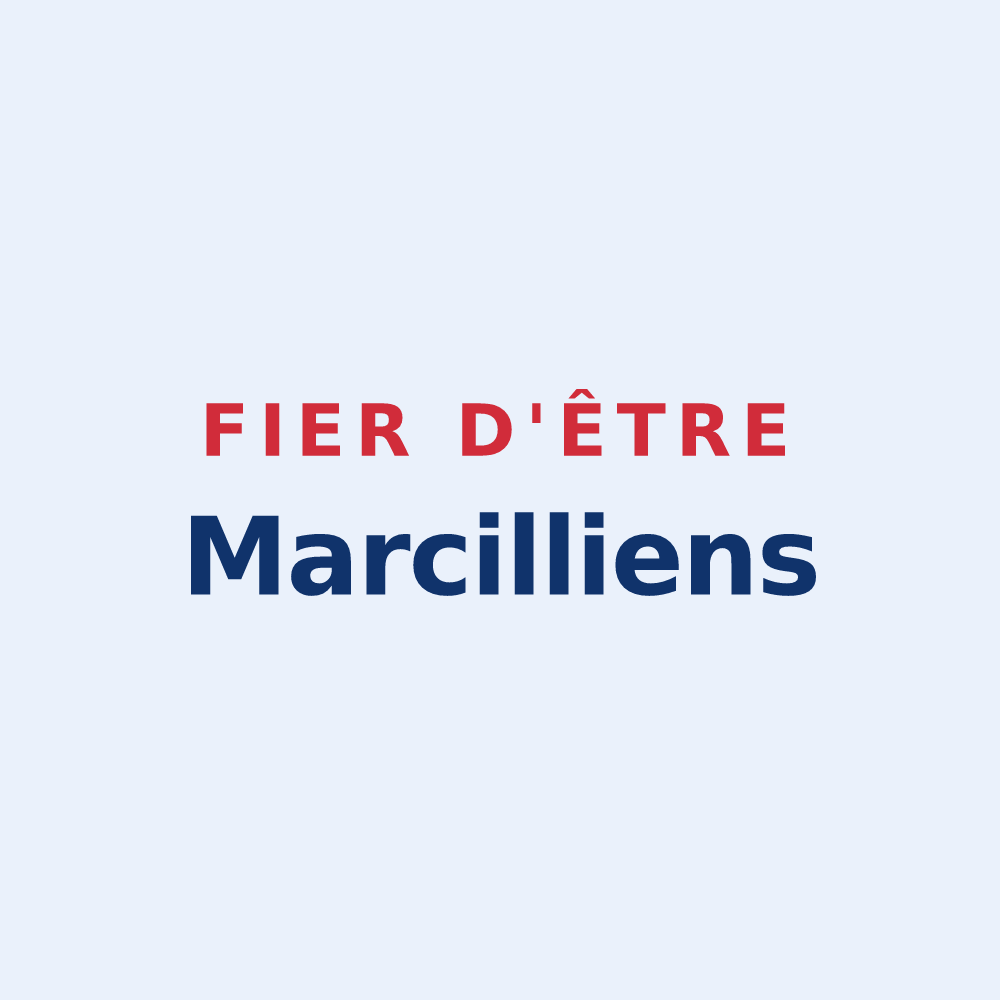 Sticker « Fier d'être Marcilliens » — design pour Marcilly