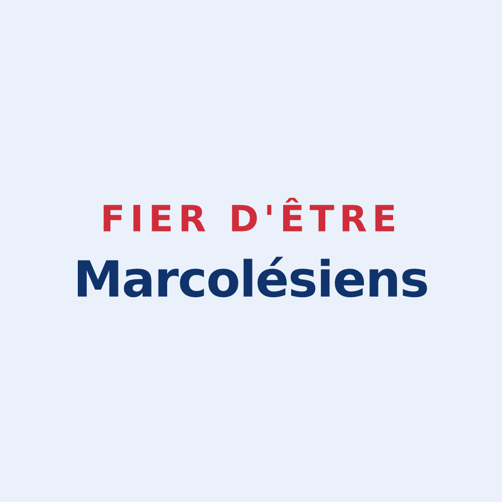 Sticker « Fier d'être Marcolésiens » — design pour Marcolès
