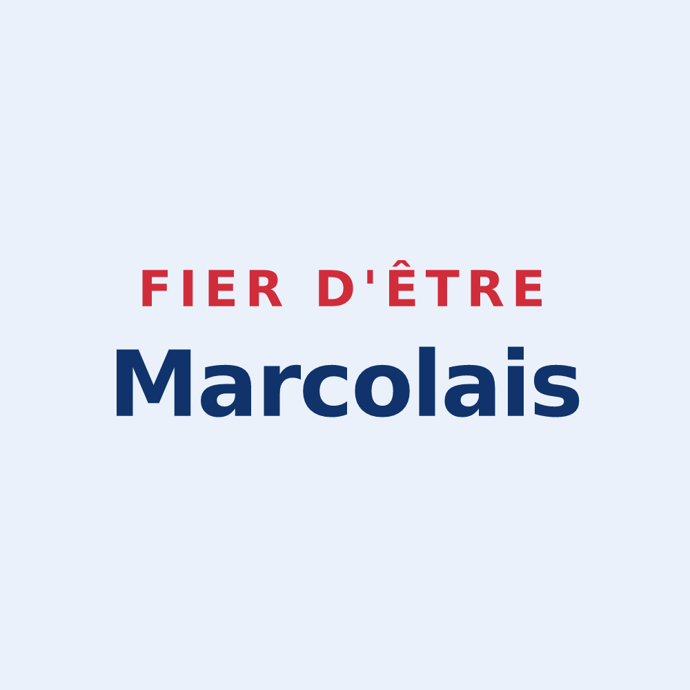 Sticker « Fier d'être Marcolais » — design pour Marcols-les-Eaux