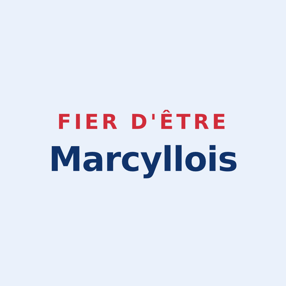 Sticker « Fier d'être Marcyllois » — design pour Marcy-l'Étoile