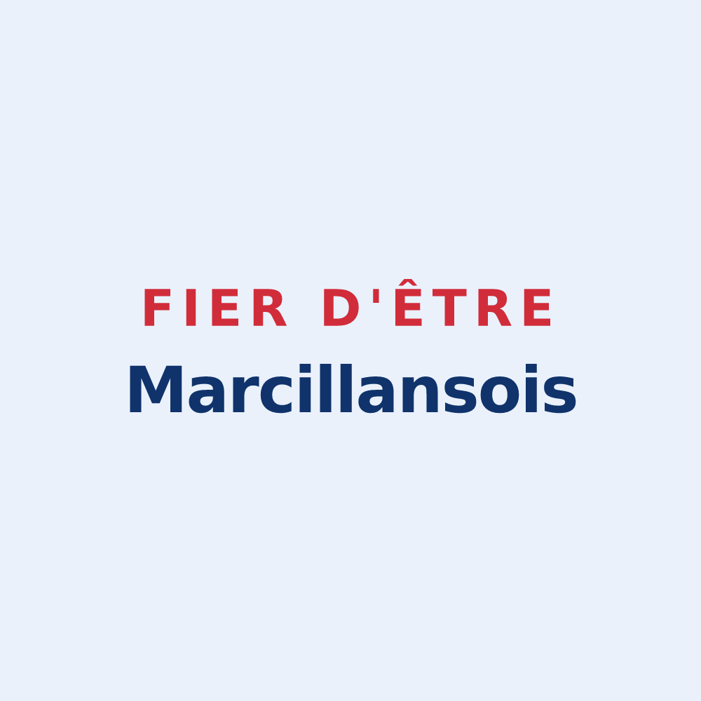Sticker « Fier d'être Marcillansois » — design pour Marcy