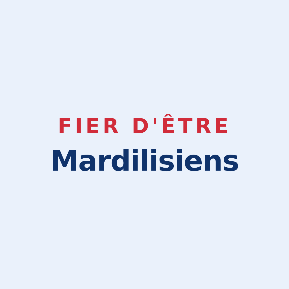 Sticker « Fier d'être Mardilisiens » — design pour Mardilly