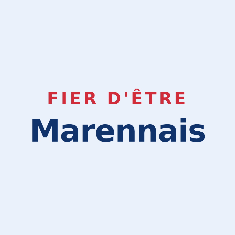 Sticker « Fier d'être Marennais » — design pour Marennes-Hiers-Brouage