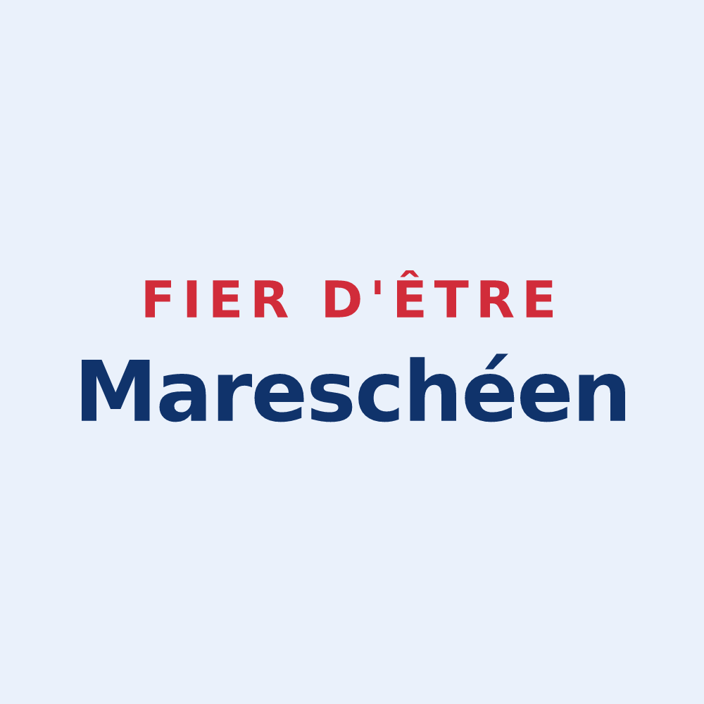 Sticker « Fier d'être Mareschéen » — design pour Maresché