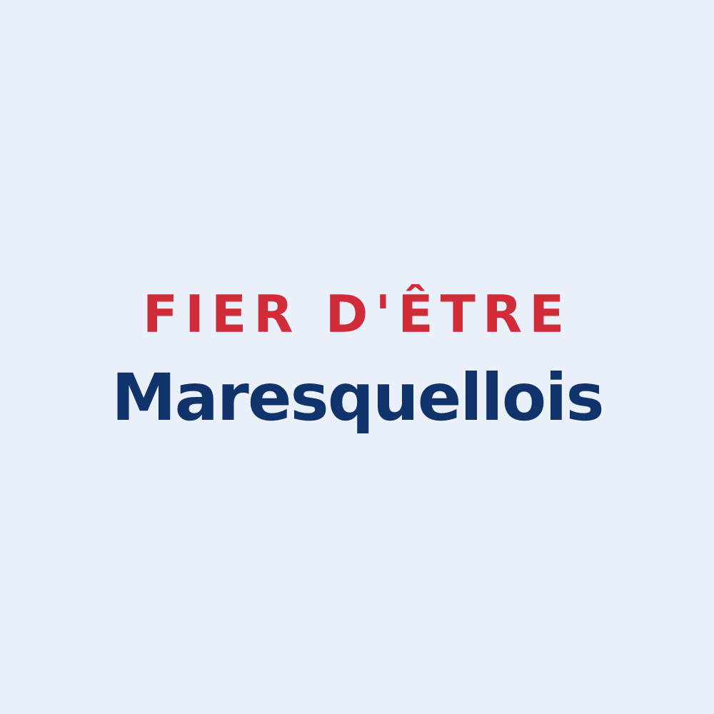 Sticker « Fier d'être Maresquellois » — design pour Maresquel-Ecquemicourt