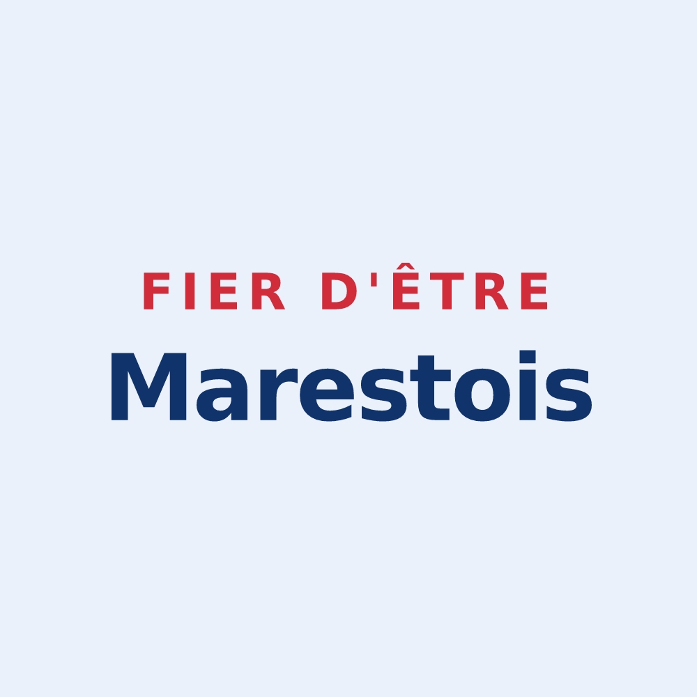 Sticker « Fier d'être Marestois » — design pour Marest