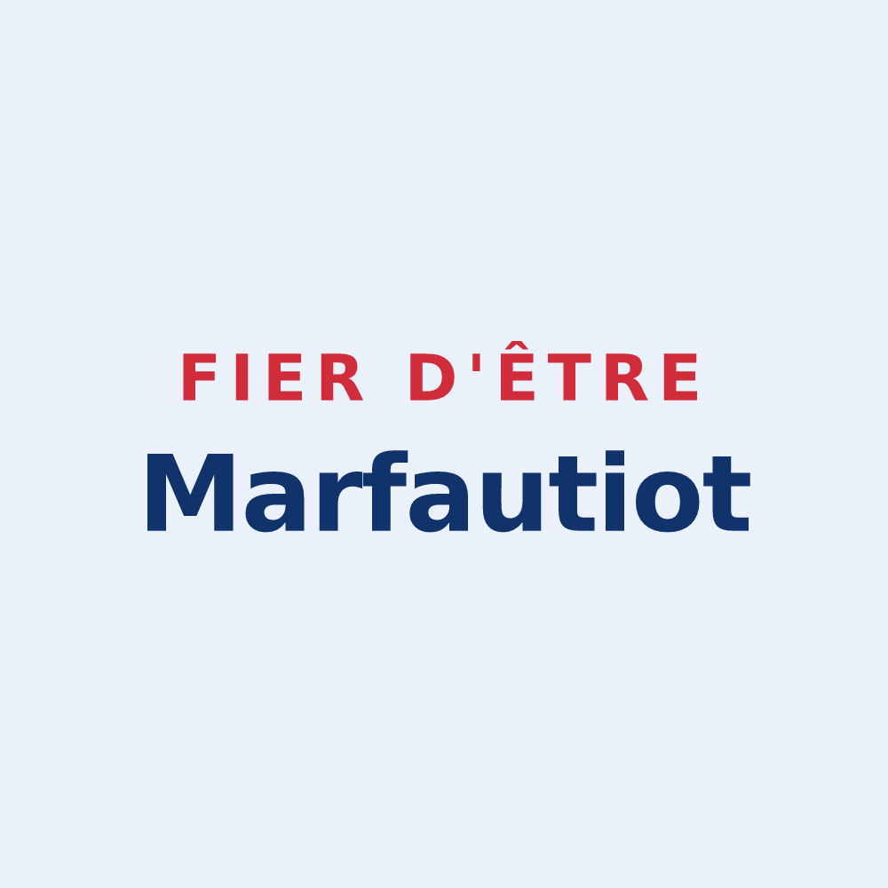 Sticker « Fier d'être Marfautiot » — design pour Marfaux