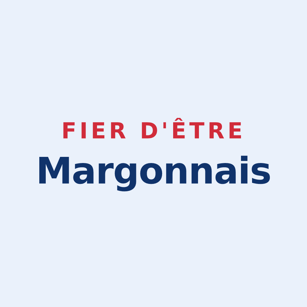 Sticker « Fier d'être Margonnais » — design pour Margon