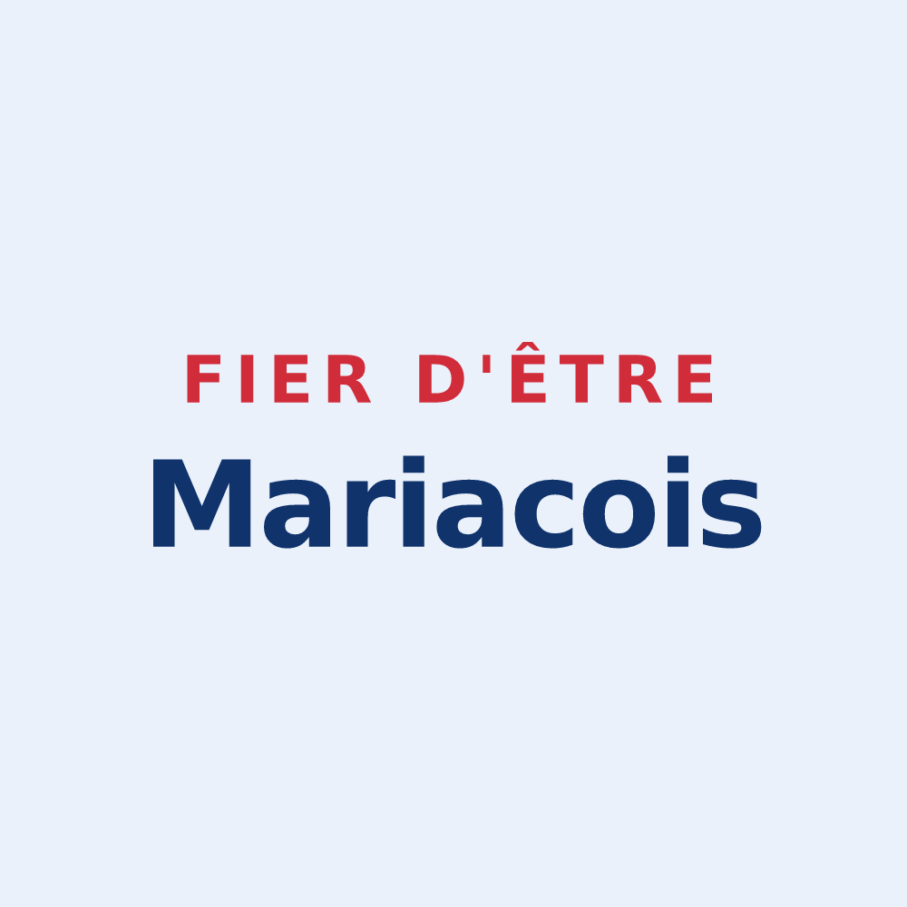 Sticker « Fier d'être Mariacois » — design pour Mariac