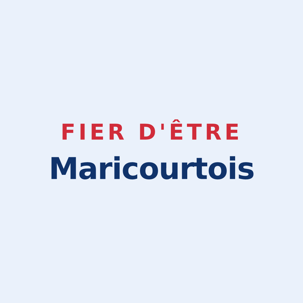Sticker « Fier d'être Maricourtois » — design pour Maricourt