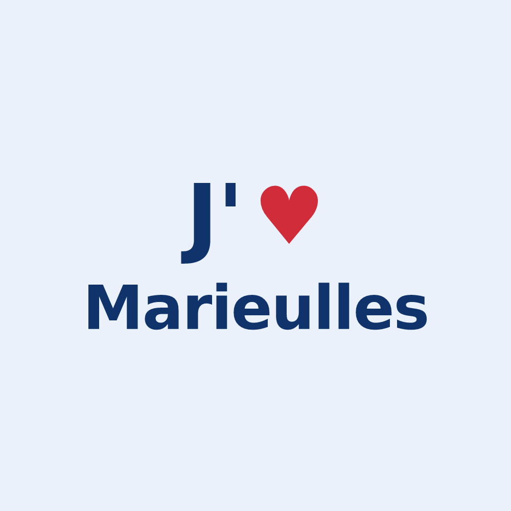 Sticker personnalisé Marieulles — design J'aime Marieulles
