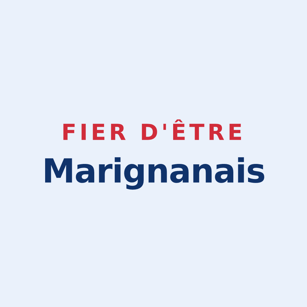 Sticker « Fier d'être Marignanais » — design pour Marignane
